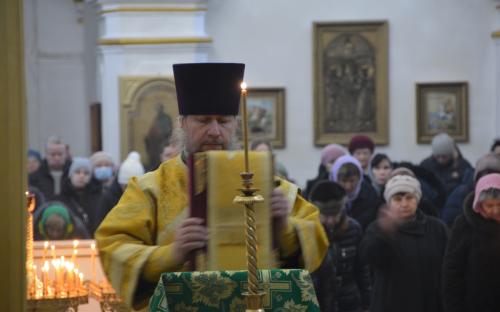 Неделя Сыропустная - богослужение в Троицком соборе фото 13