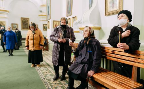 "Благообразный Иосиф с древа снем Пречистое Тело Твое": вынос Плащаницы Спасителя фото 25