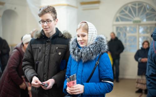 «Стань заметнее — береги жизнь!»: акция на приходе Троицкого собора фото 9