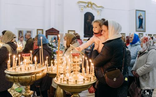 Праздник Покрова Пресвятой Богородицы на приходе Троицкого собора фото 12