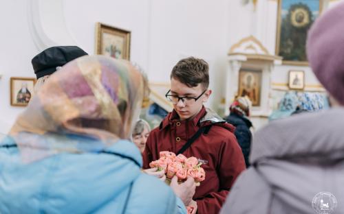 Праздник Покрова Пресвятой Богородицы на приходе Троицкого собора фото 17