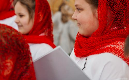 Пасхальный концерт детского хора состоялся в Свято-Троицком соборе г. Слонима фото 2
