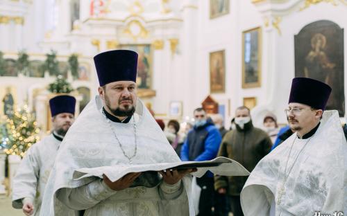 Праздник Крещения Господня в Троицком соборе фото 6