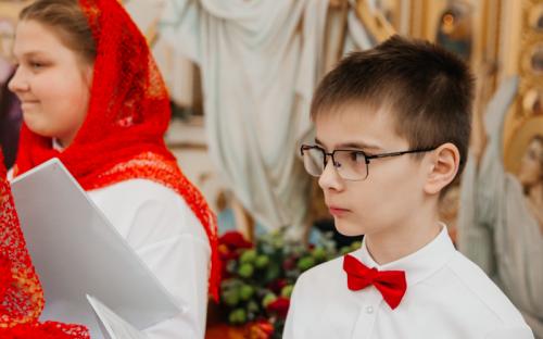 Пасхальный концерт детского хора состоялся в Свято-Троицком соборе г. Слонима фото 14