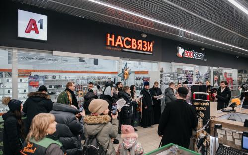 V Рождественский флешмоб состоялся в Слониме фото 12