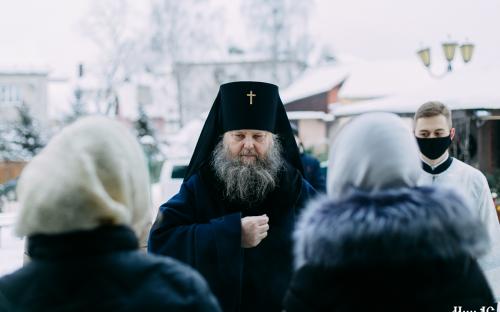 Праздник Крещения Господня в Троицком соборе фото 15