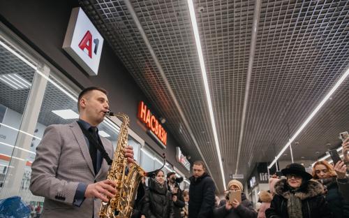 V Рождественский флешмоб состоялся в Слониме фото 23