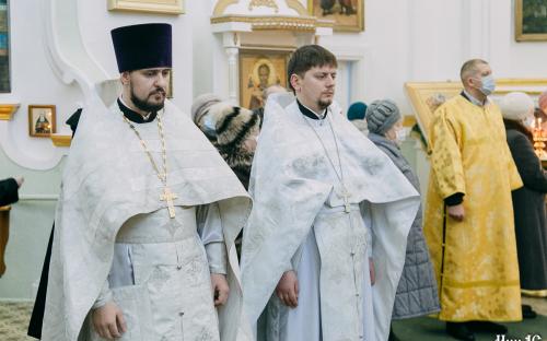 Праздник Крещения Господня в Троицком соборе фото 23