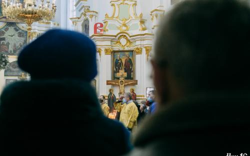 Праздник Крещения Господня в Троицком соборе фото 25