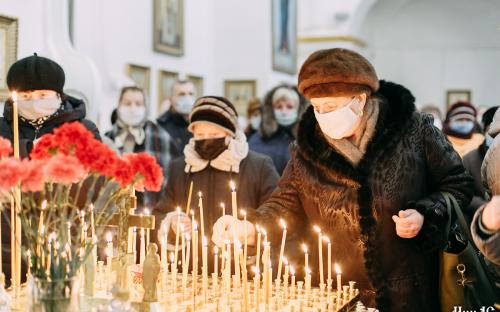 Праздник Крещения Господня в Троицком соборе фото 29