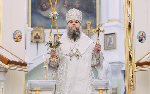 Праздник Крещения Господня в Троицком соборе фото 31