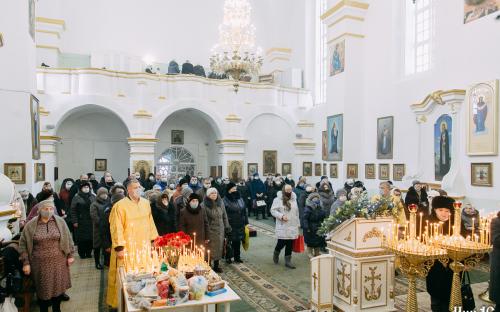 Праздник Крещения Господня в Троицком соборе фото 36