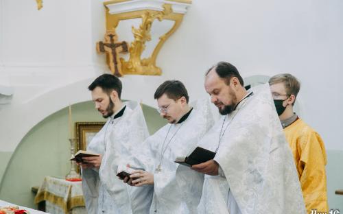 Праздник Крещения Господня в Троицком соборе фото 40