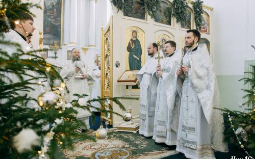 Праздник Крещения Господня в Троицком соборе фото 49