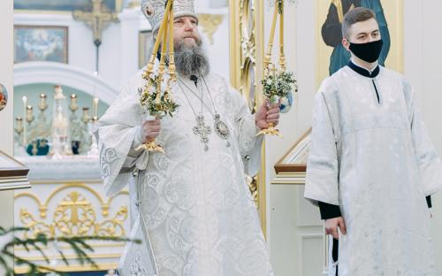 Праздник Крещения Господня в Троицком соборе фото 55