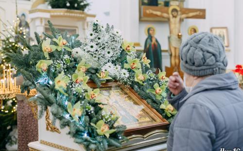 Праздник Крещения Господня в Троицком соборе фото 57