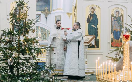 Праздник Крещения Господня в Троицком соборе фото 63