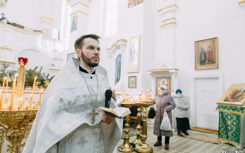 Праздник Крещения Господня в Троицком соборе фото 65