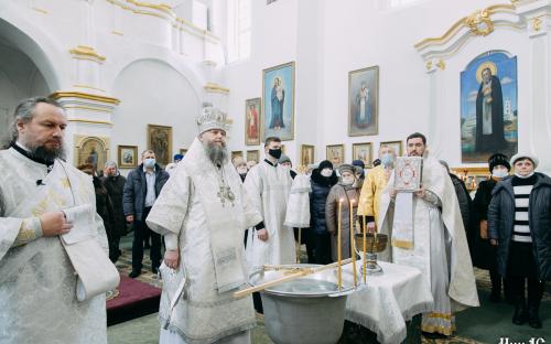 Праздник Крещения Господня в Троицком соборе фото 71