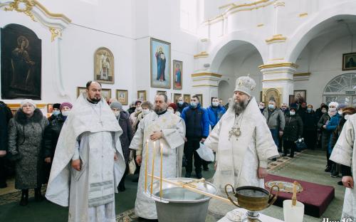 Праздник Крещения Господня в Троицком соборе фото 72