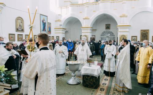 Праздник Крещения Господня в Троицком соборе фото 73