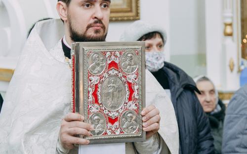 Праздник Крещения Господня в Троицком соборе фото 74