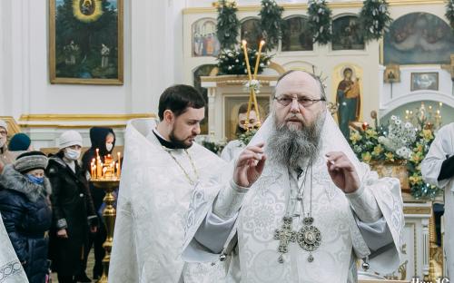 Праздник Крещения Господня в Троицком соборе фото 75