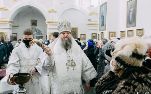 Праздник Крещения Господня в Троицком соборе фото 79