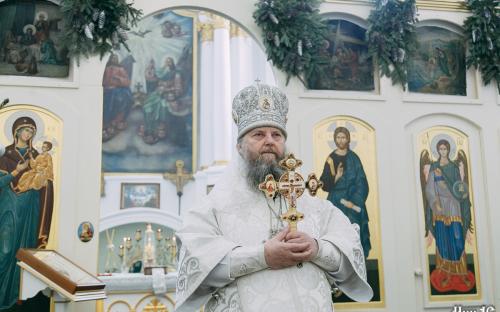 Праздник Крещения Господня в Троицком соборе фото 83