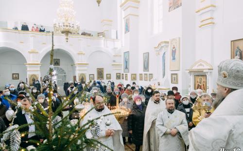 Праздник Крещения Господня в Троицком соборе фото 85