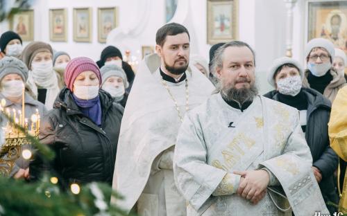 Праздник Крещения Господня в Троицком соборе фото 86