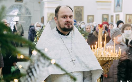 Праздник Крещения Господня в Троицком соборе фото 87