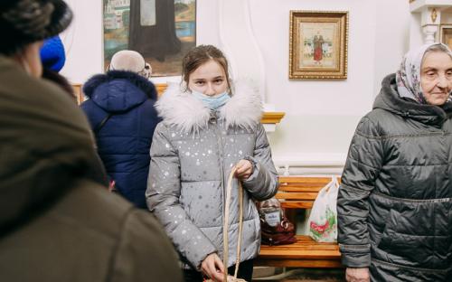 Праздник Крещения Господня в Троицком соборе фото 94