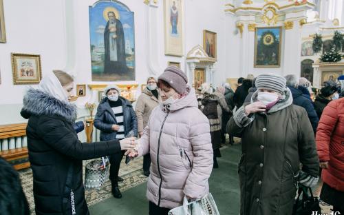 Праздник Крещения Господня в Троицком соборе фото 95