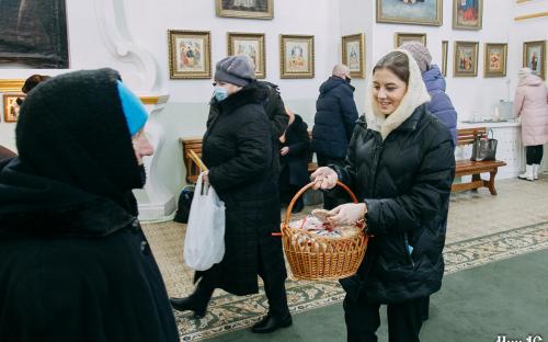 Праздник Крещения Господня в Троицком соборе фото 96