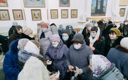 Праздник Крещения Господня в Троицком соборе фото 98