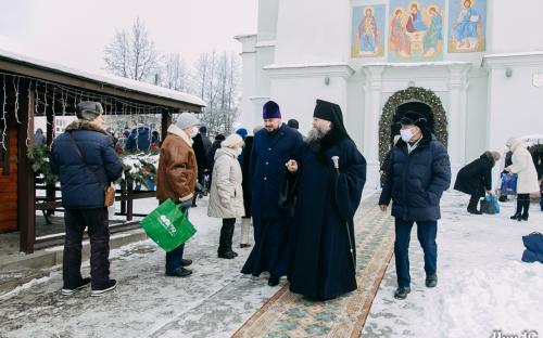 Праздник Крещения Господня в Троицком соборе фото 100