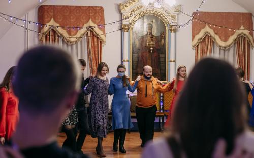 В Минске прошел VI молодежный музыкально-творческий вечер «Радость великую возвещаю вам» фото 26