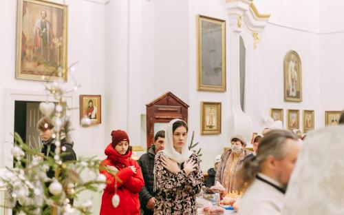 Христос рождается, — славьте!: Рождество Христово на приходе Троицкого собора фото 35