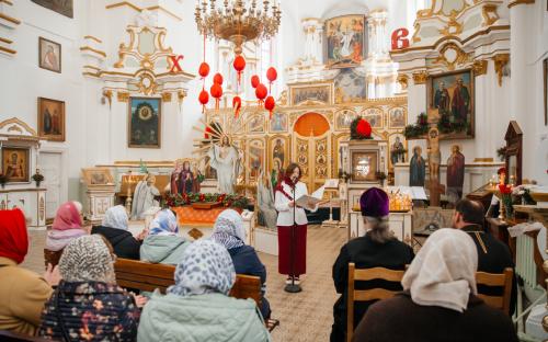 Пасхальный концерт детского хора состоялся в Свято-Троицком соборе г. Слонима фото 32