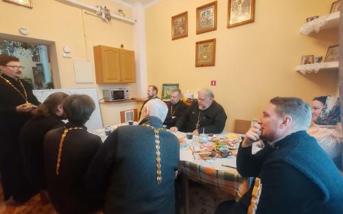 Священник Сергий Ярмолович провел беседу со священниками Кореличского благочиния фото 2
